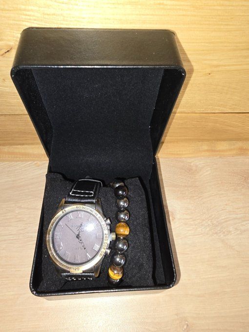Coffret montre bracelet homme