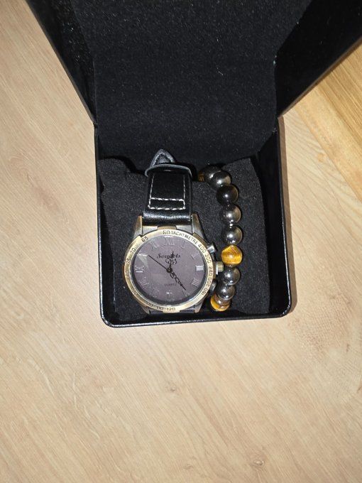 Coffret montre bracelet homme