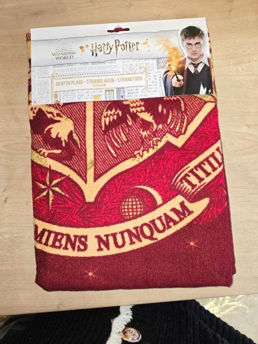 Serviette de bain harry Potter 