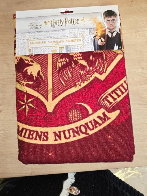 Serviette de bain harry Potter 